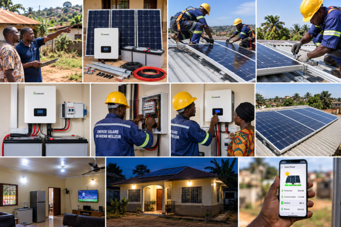 Installation des Systèmes Solaires..