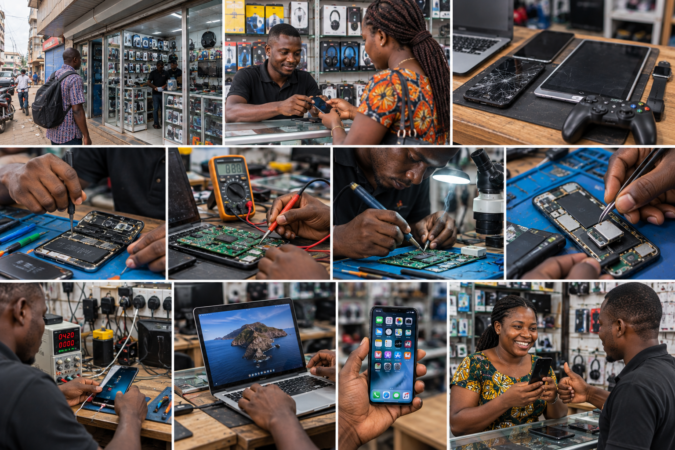 Maintenance & Réparation des Appareils Électroniques,,.